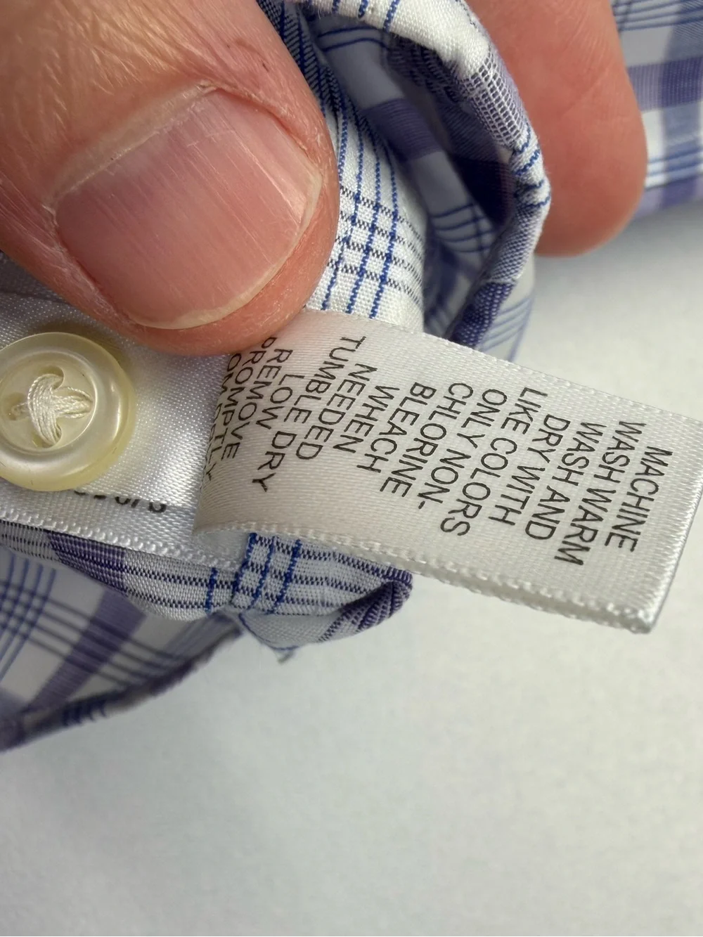 Banana Republic | Non‑Iron Slim Fit Shirt | Purple Plaid | Men’s L | GUC